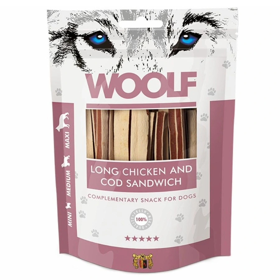 Woolf Hundesnack Kylling og Torsk Lang Sandwich